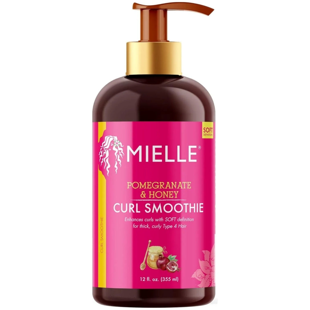 MIELLE Organics Pomegranate & Honey Curl Smoothie, 12 Ounce (355 ml)