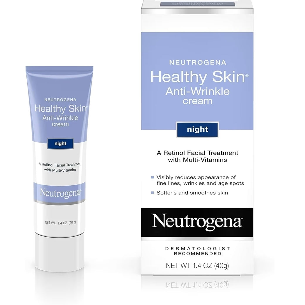 Neutrogena Healthy Skin Anti, Wrinkle Retinol Night Cream With Vitamin E And Vitamin B5