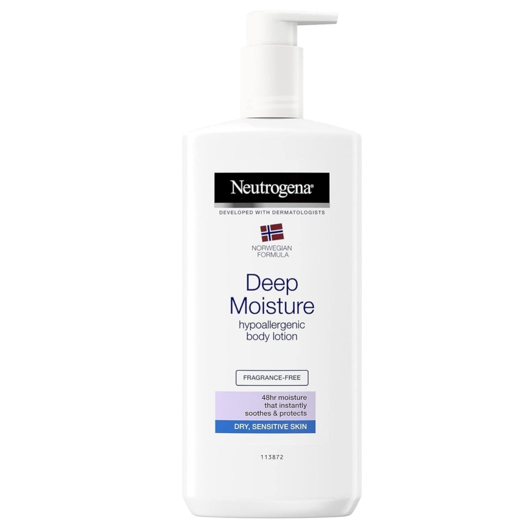 Neutrogena Norwegian Formula Deep Moisture Body Lotion Dry And Sensitive Skin, 400 Ml