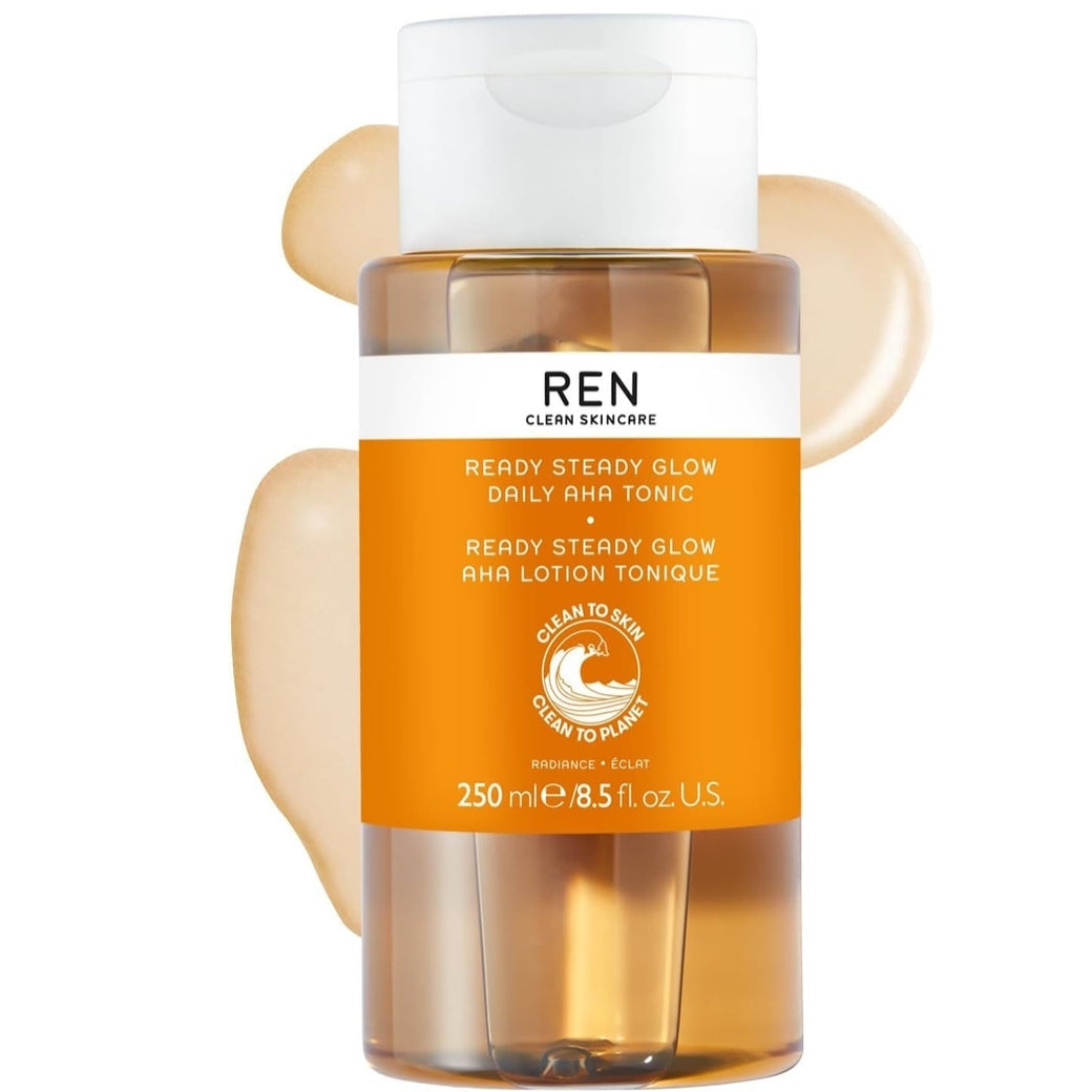 تونر REN Clean Skincare Ready Steady Glow Daily AHA بحجم 100 مل