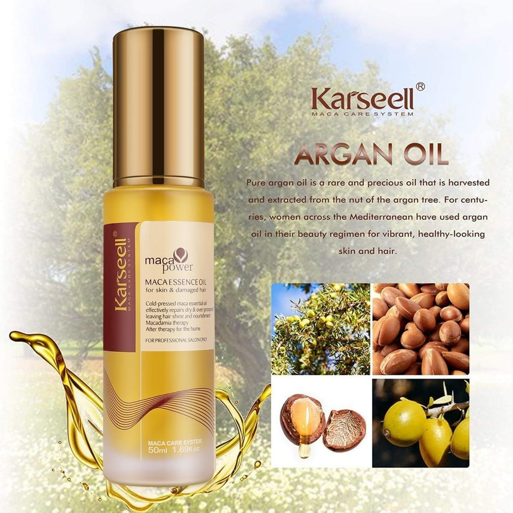 Karseell Maca Essence oil for damaged Hair effectively repair dry hair 50 ml