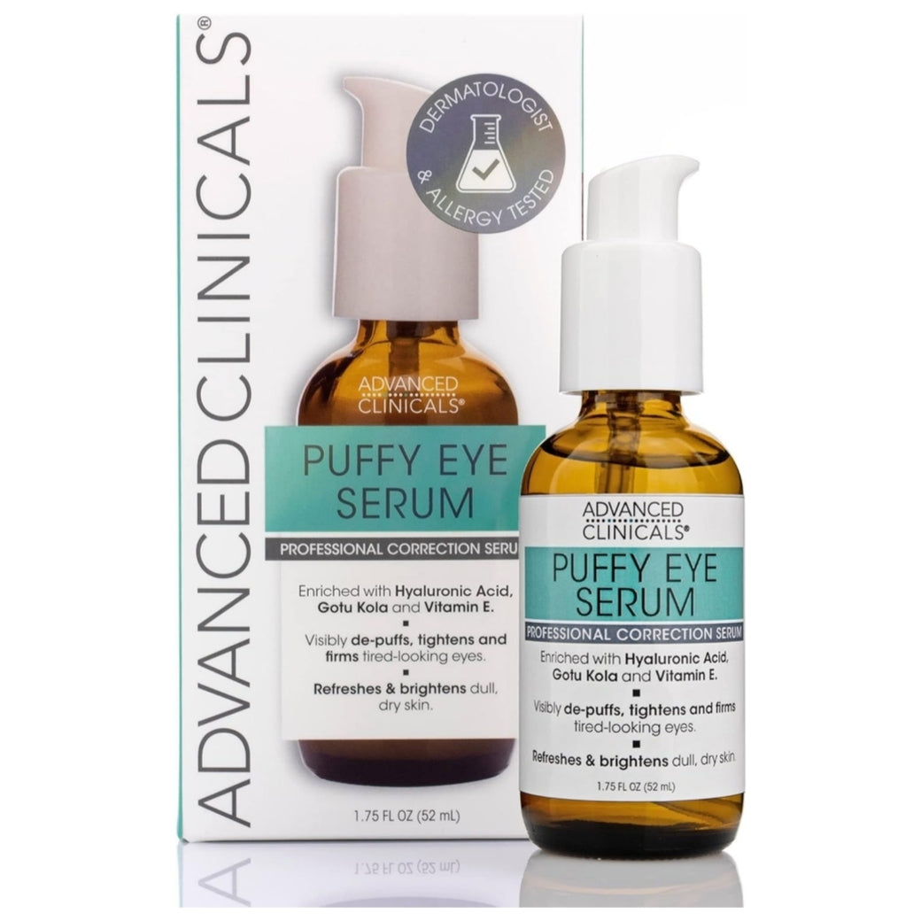 Advanced Clinicals Puffy Eye Serum Professional Correction Serum 1.75 fl oz 52 ml