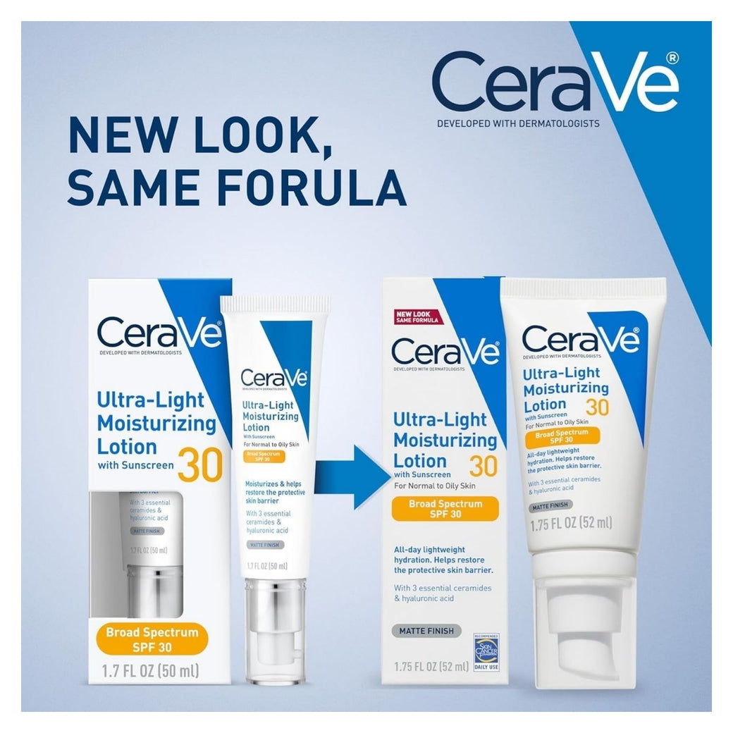 CERAVE Ultra Light Moisturizing Lotion SPF 30