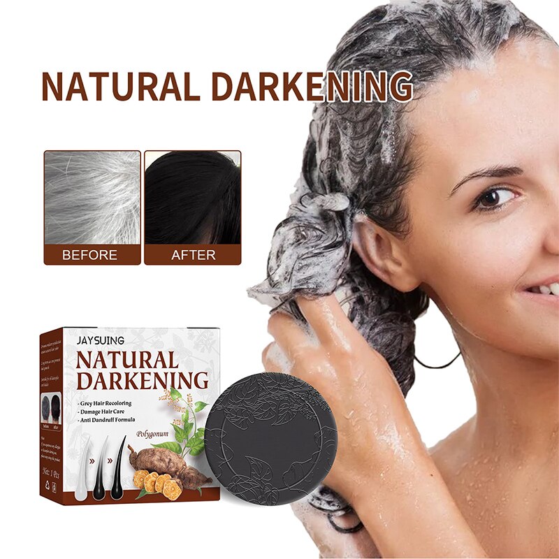 Organic Hair Darkening Shampoo Bar