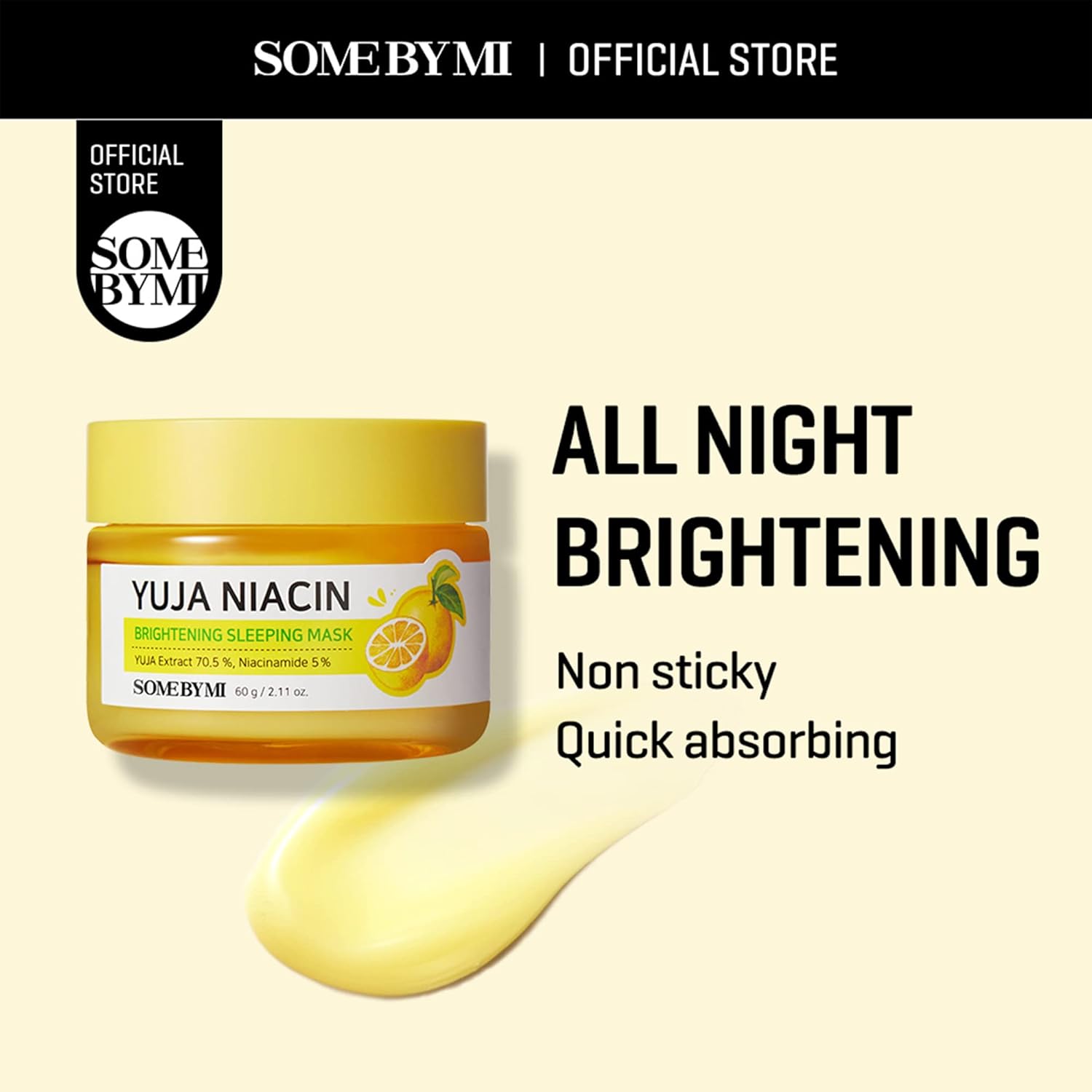 SOME BY MI Yuja Niacin Brightening Sleeping Mask