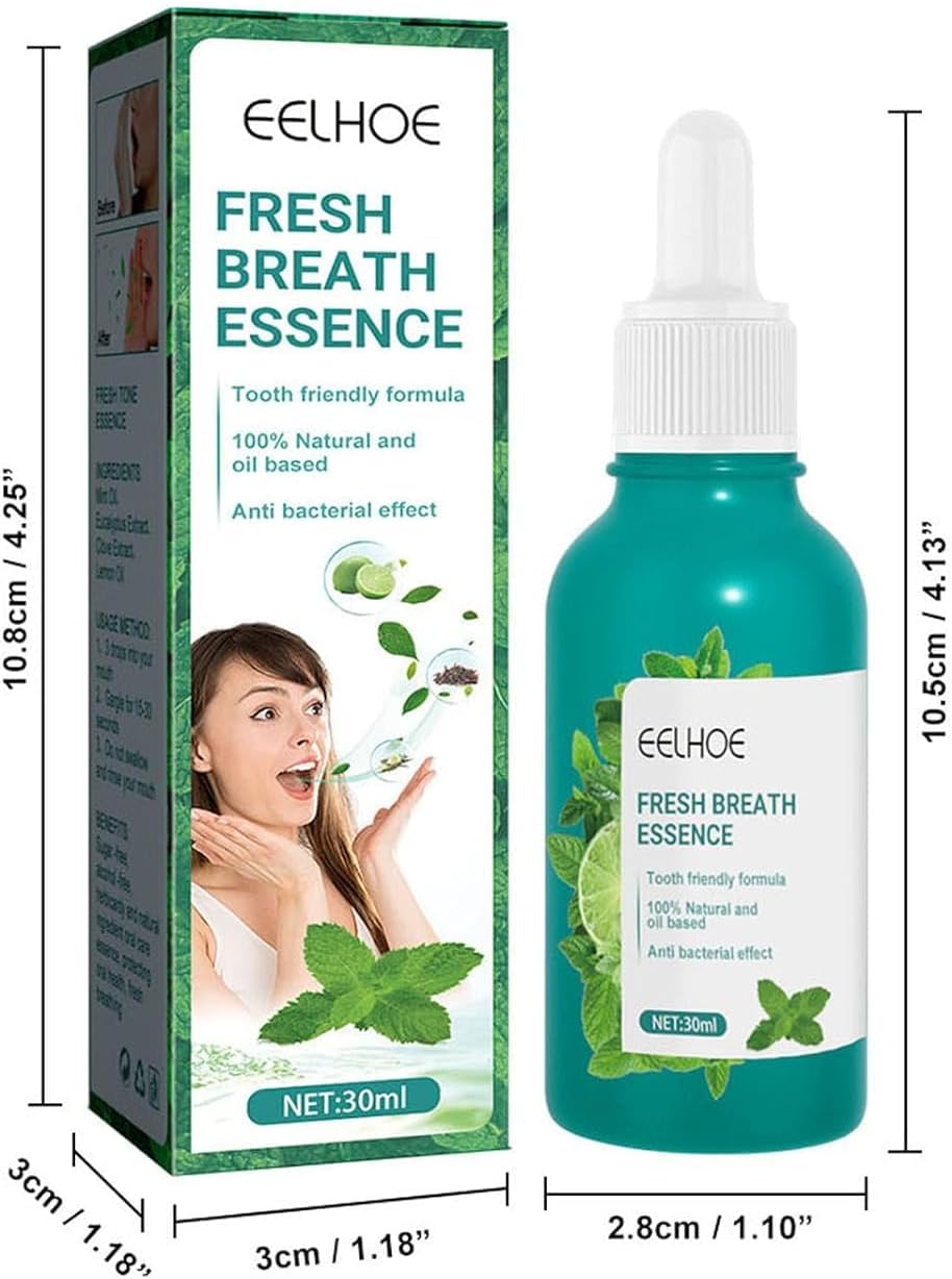 Fresh Breath Essence With Mint Oil Breath Freshener