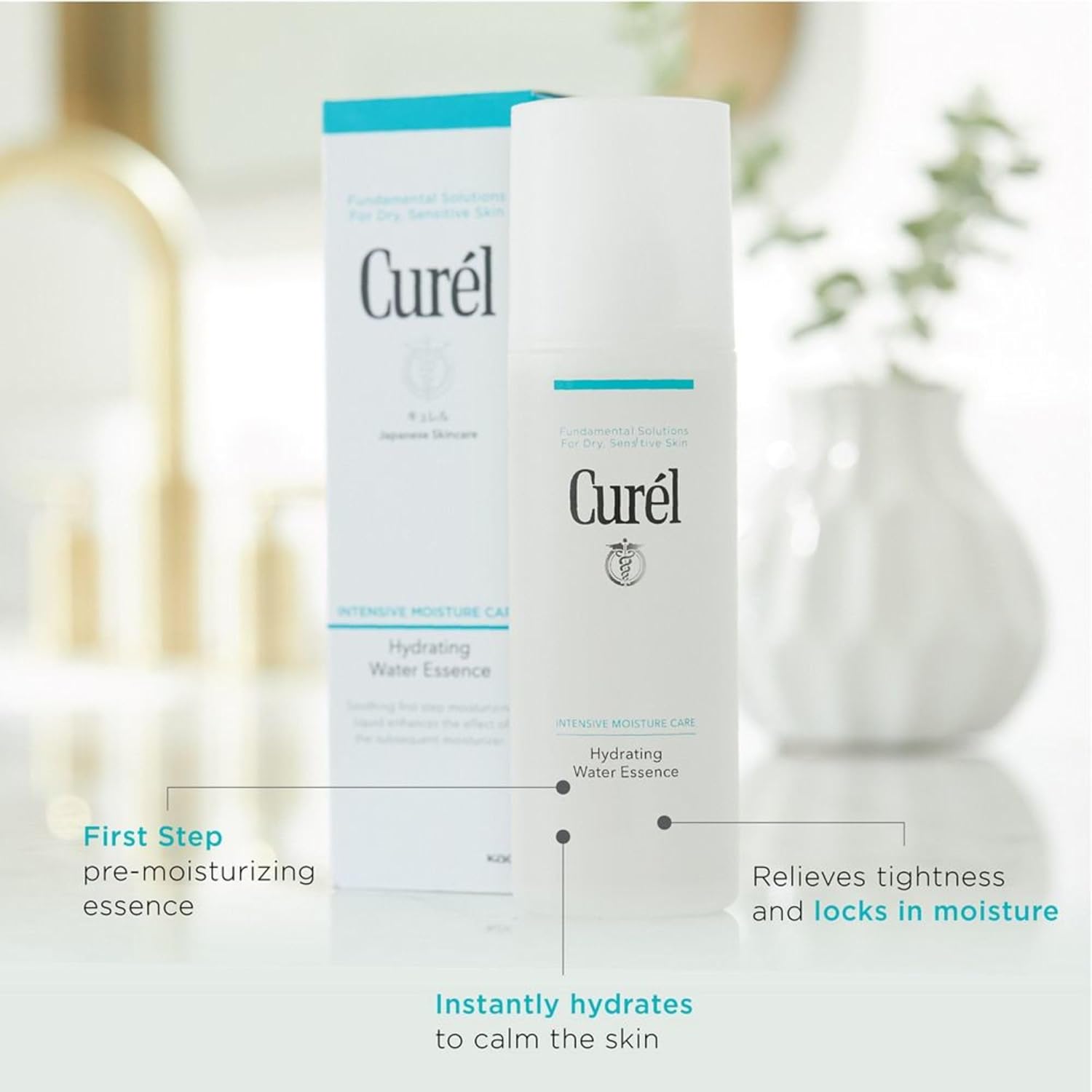 CUREL Moisture Facial Lotion Enrich, Hydrating Water Essence