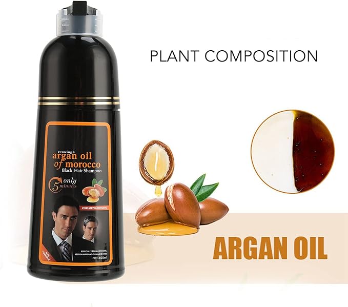 Natural Plant Hair Dye and Hair Care Shampoo