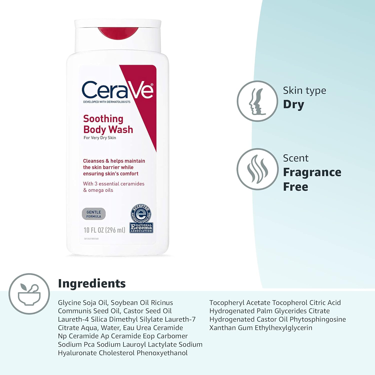 CERAVE Soothing Body Wash