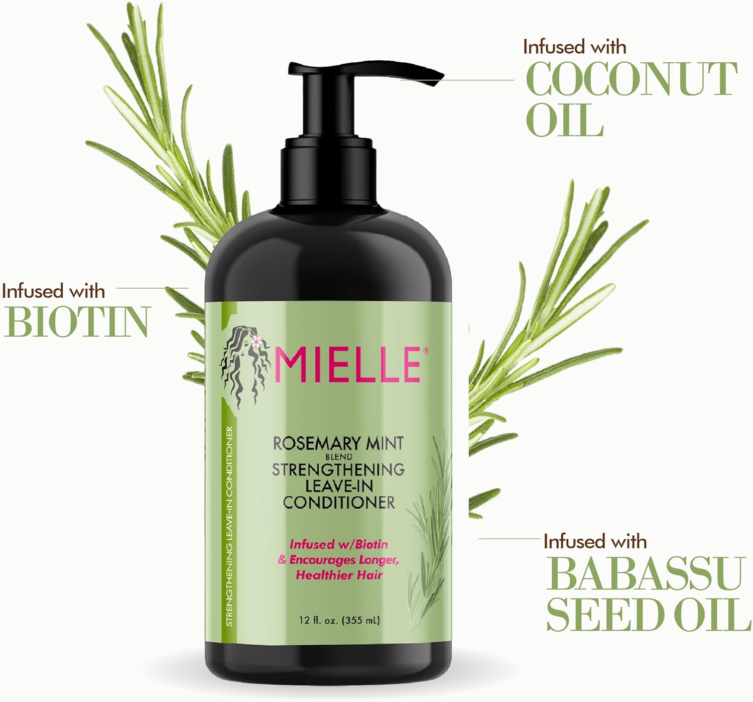 MIELLE Conditioner for Dry and Crinkled Hair, Weightless Hair Treatment