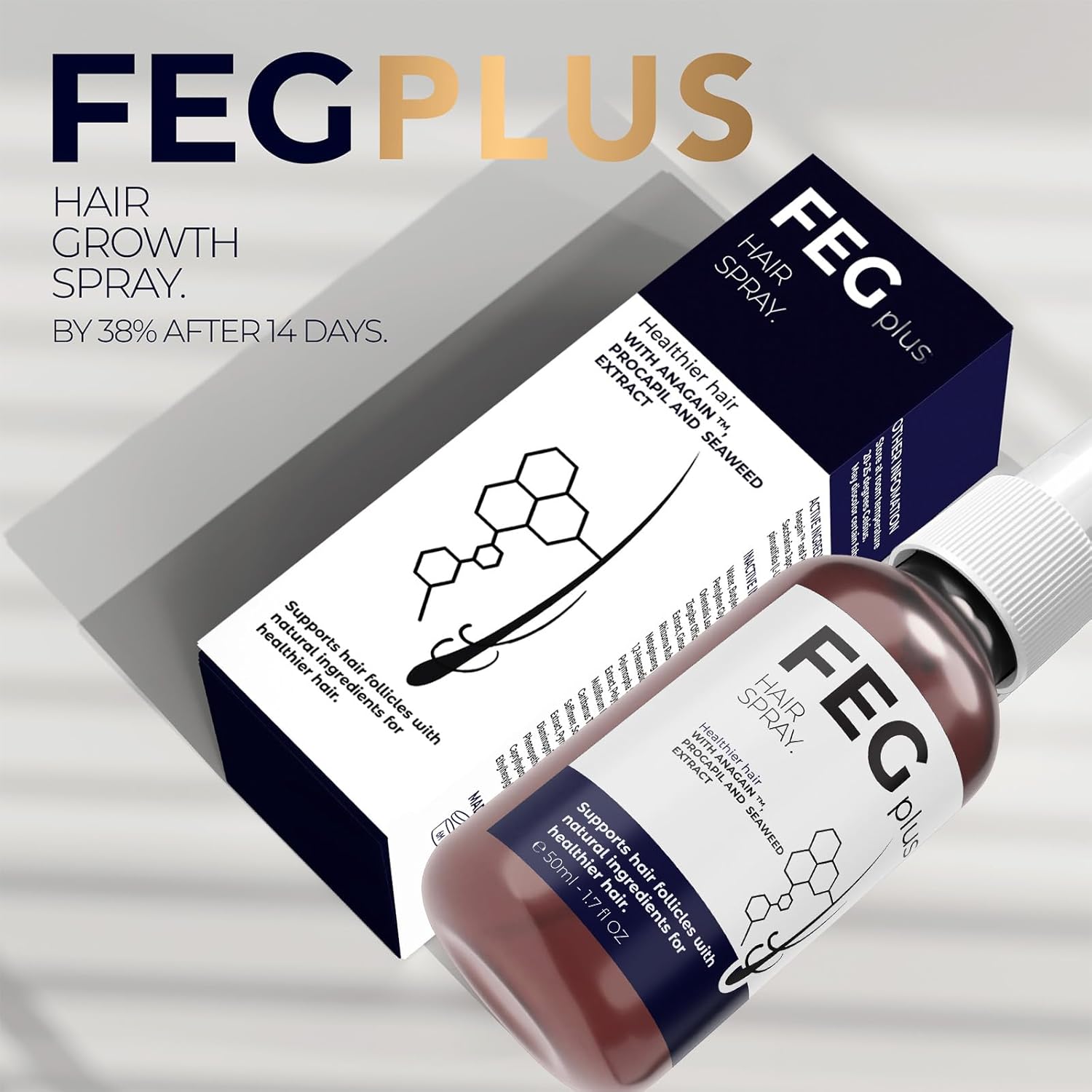 FEGPLUS Hair & Beard Growth Serum