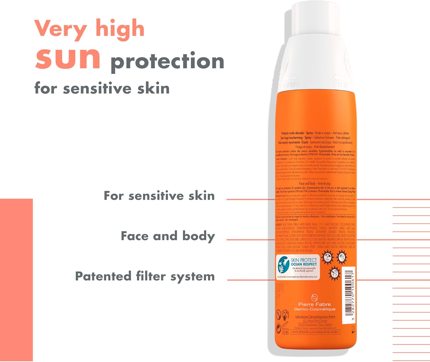 أفين أو ثيرمال أفين سبراي SPF 50+