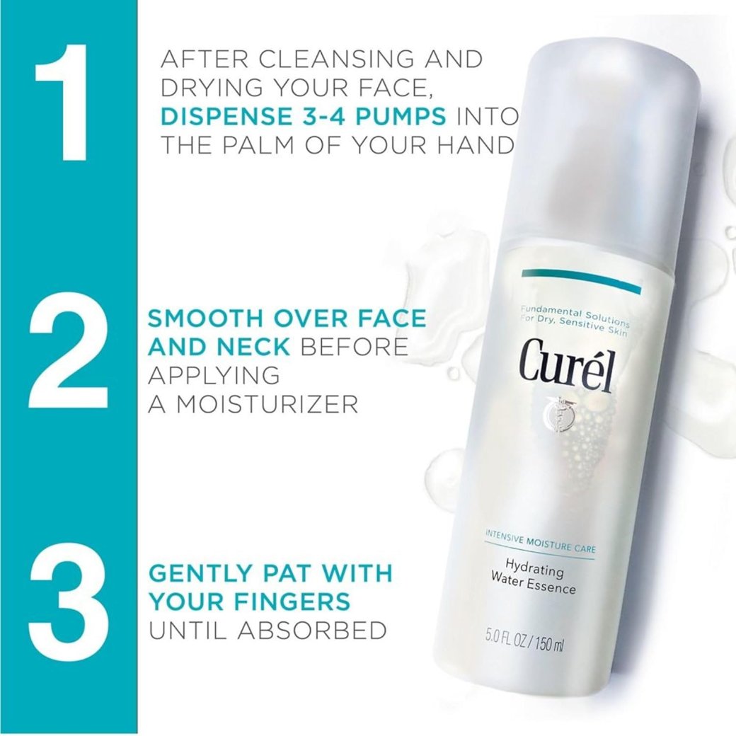 CUREL Moisture Facial Lotion Enrich, Hydrating Water Essence