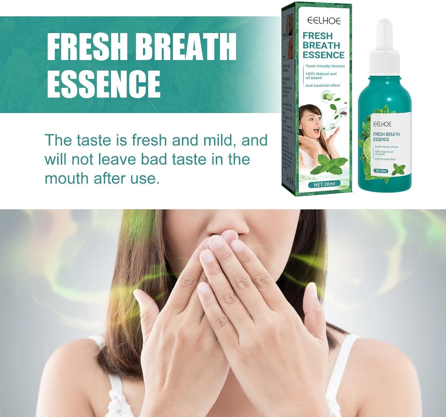 Fresh Breath Essence With Mint Oil Breath Freshener