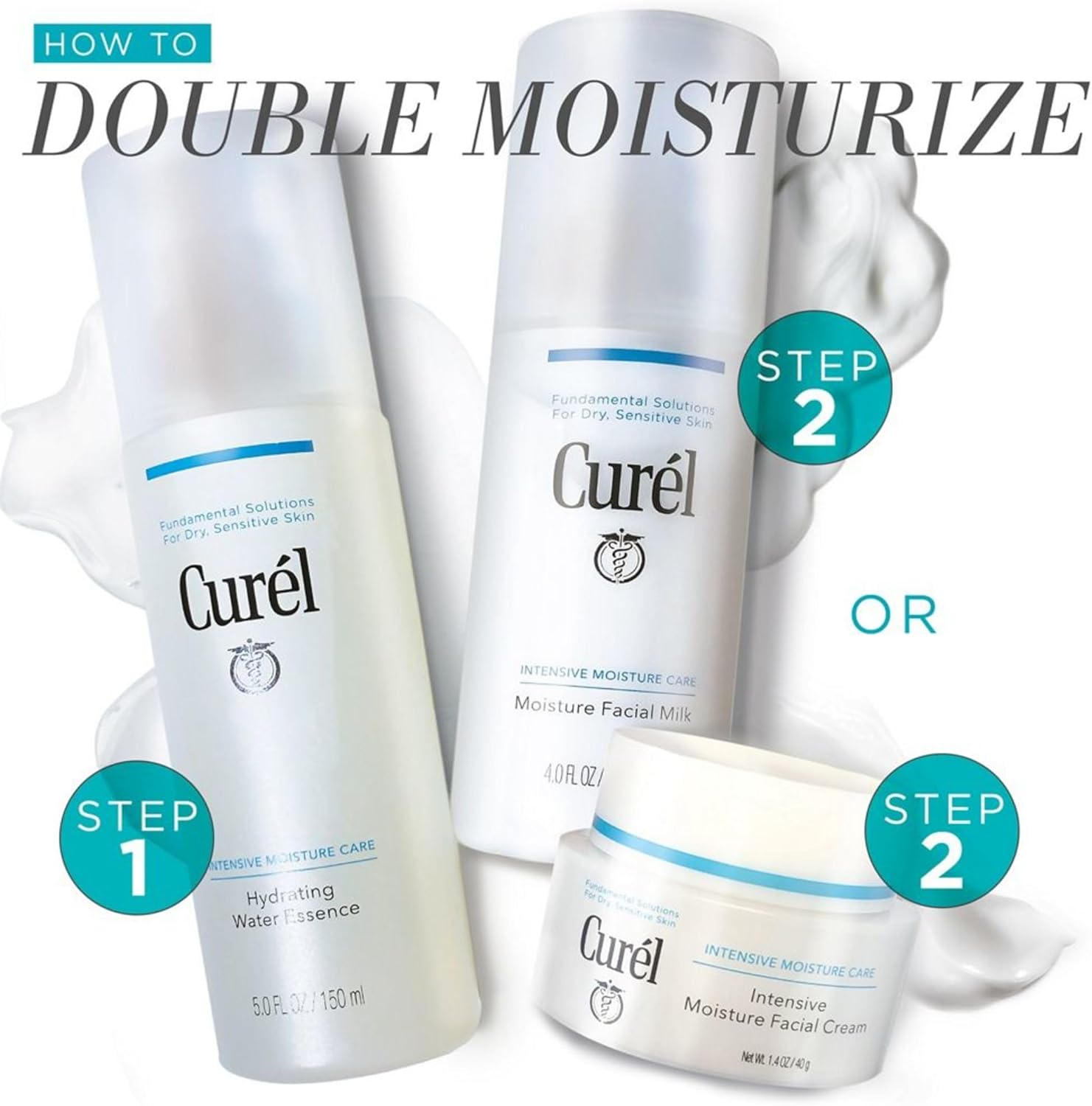 CUREL Moisture Facial Lotion Enrich, Hydrating Water Essence