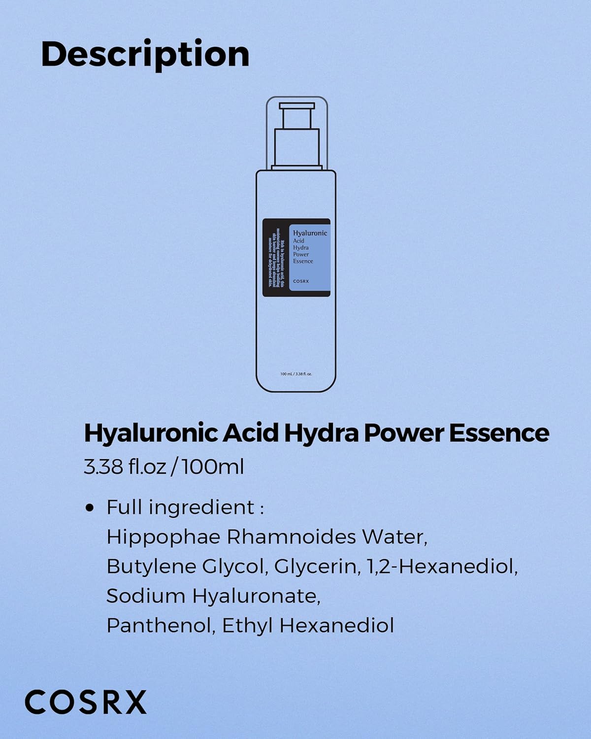 COSRX Hyaluronic Acid Hydra Power Essence