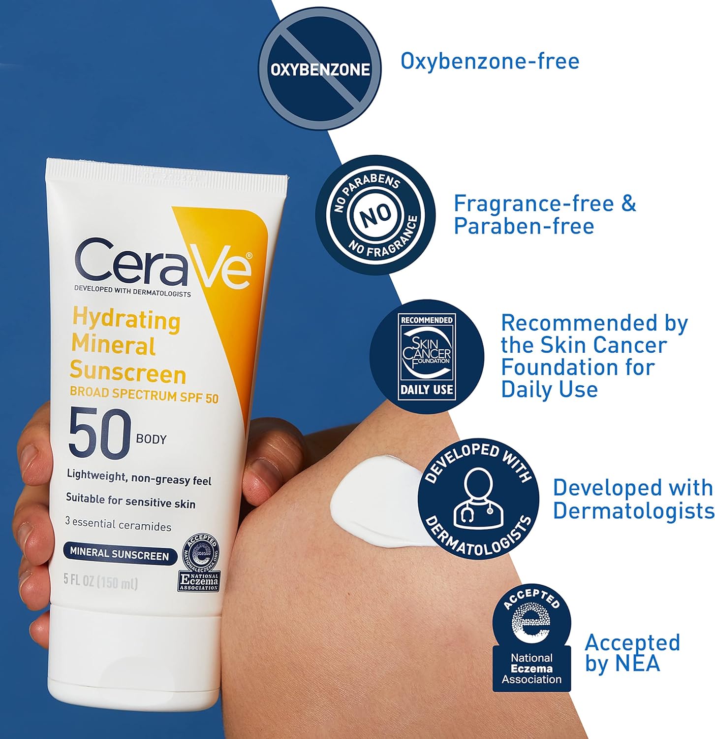 CERAVE Hydrating Mineral Sunscreen SPF 50