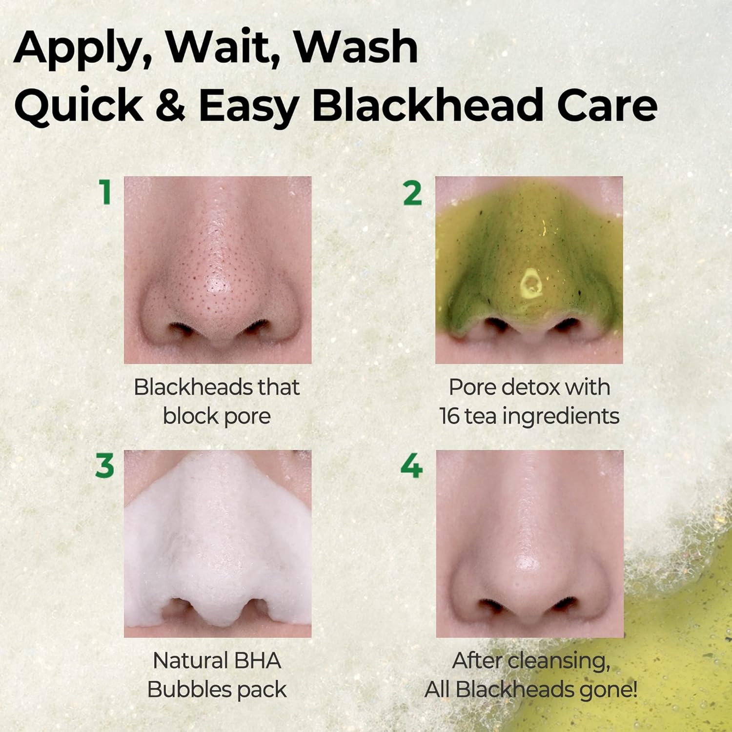 Some By Mi Bye Bye Blackhead 30 Days Miracle Green Tea Tox Bubble Cleanser