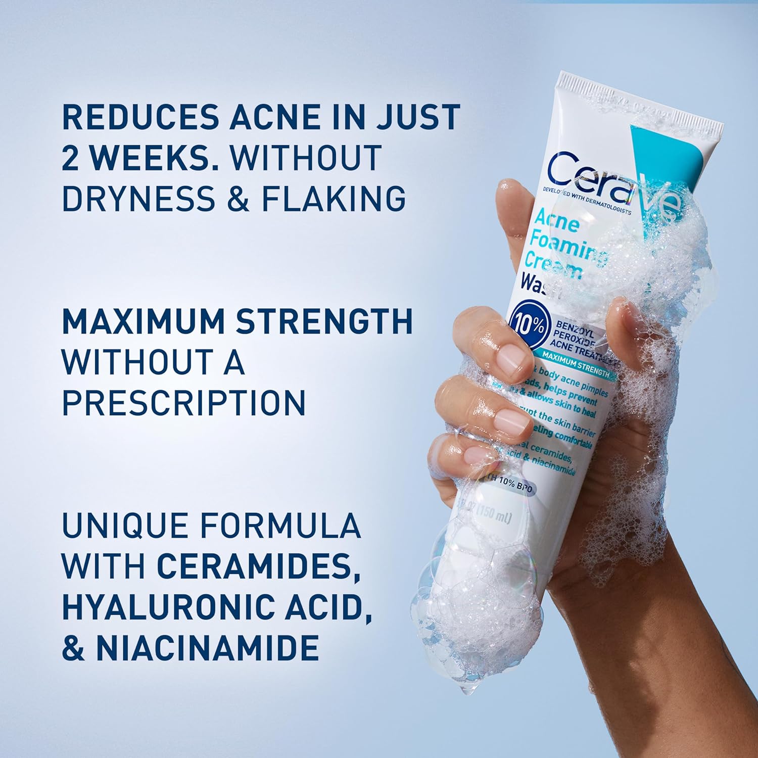 CERAVE Acne Foaming Cream Wash