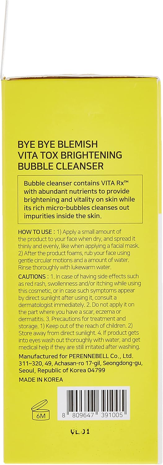 SOME BY MI Bye Bye Blemish Vita Tox Brightening Bubble Cleanser