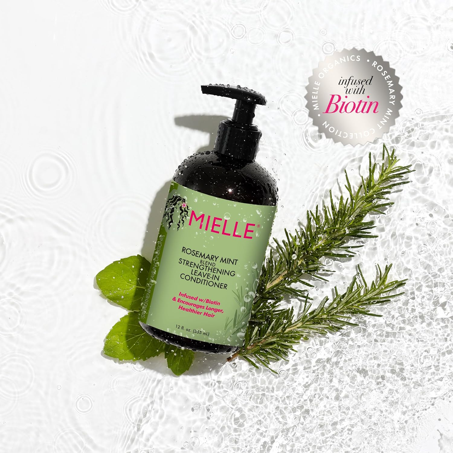 MIELLE Conditioner for Dry and Crinkled Hair, Weightless Hair Treatment