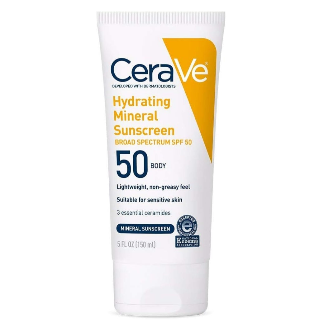 CERAVE Hydrating Mineral Sunscreen SPF 50