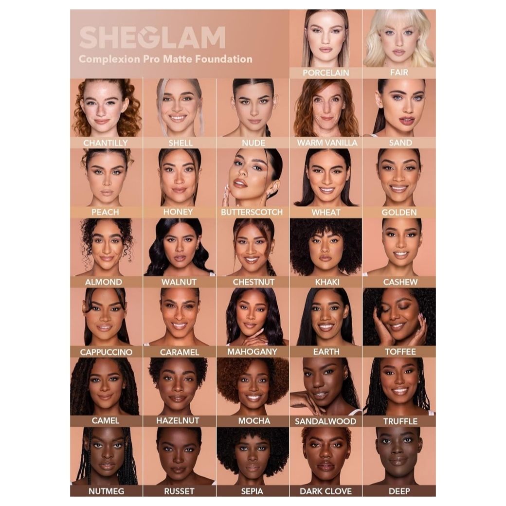 SHEGLAM Makeup Long Lasting Waterproof Matte Dewy Liquid Foundation