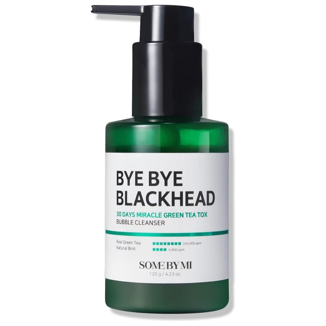 Some By Mi Bye Bye Blackhead 30 Days Miracle Green Tea Tox Bubble Cleanser